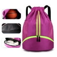 thumbnail image 2 of IFNWSV Sports Drawstring Backpack - Water Resistants String Bag with Side Mesh Pockets Shoe Compartment Gym Backpack for Women Men, 2 of 6