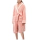 thumbnail image 2 of Batas para mujer, bata de baño lisa con vendaje, pijama largo, ropa de dormir con bolsillo en la cintura y cinturones., 2 of 6