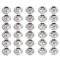 thumbnail image 2 of Perles de Dreadlocks de Barbe, Motif de Rune Perles de Tressage de Cheveux Argent Rétro Taille Parfaite pour Collier de Bricolage pour l'Usure Quotidienne, 2 of 8