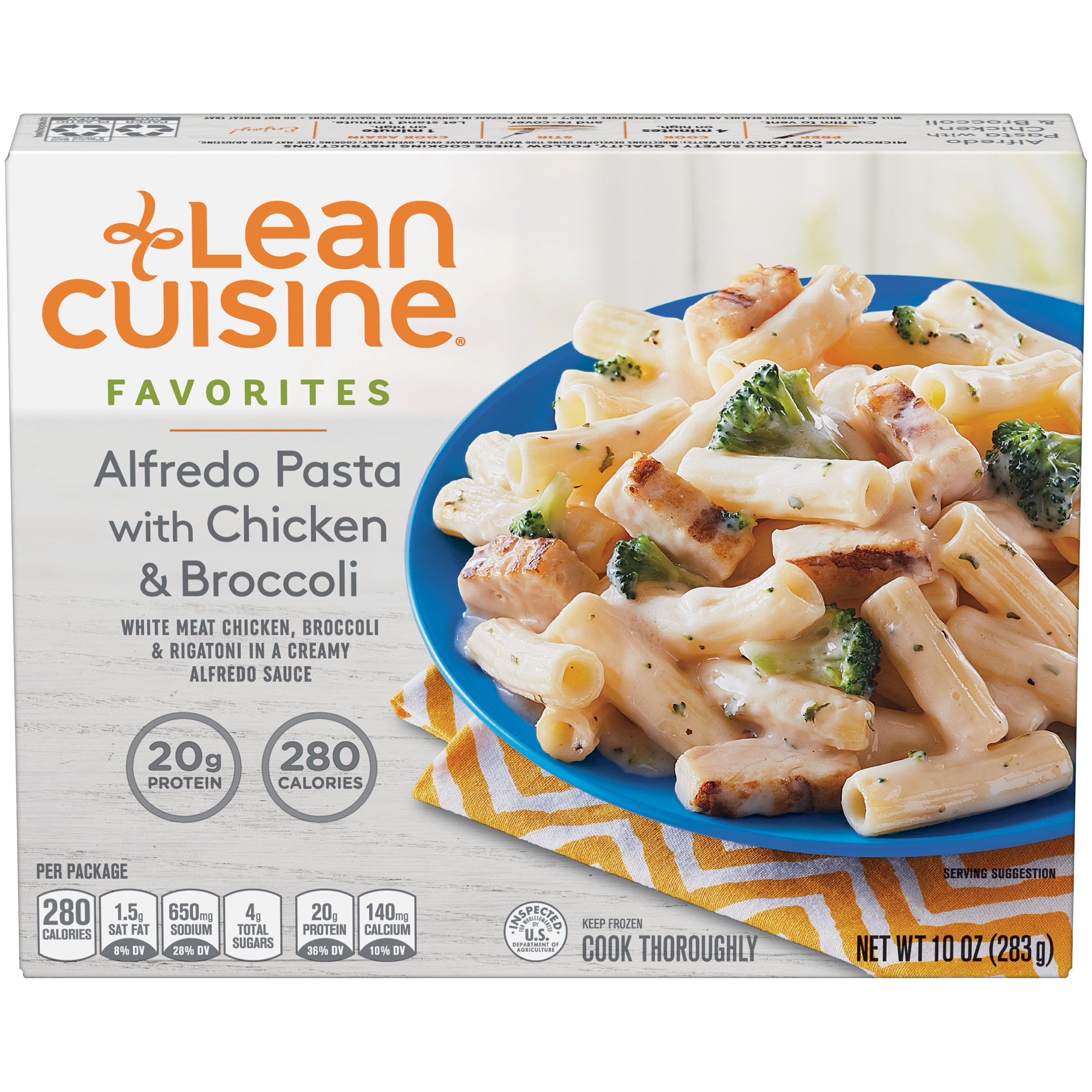 LEAN CUISINE FAVORITES Alfredo Pasta with Chicken & Broccoli 10 oz. Box