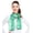 Green, variant on Women's Lightweight Bubbly Snowman Printed Christmas Themed Silk Feeling 13" x 60" Scarf