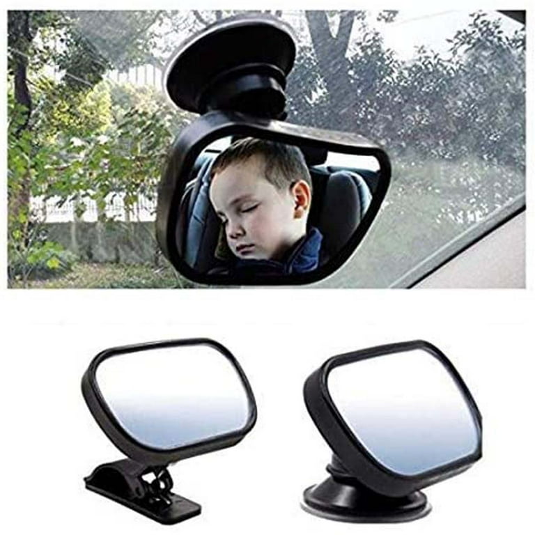 Visland Baby Car Mirror, Cartoon Shape Safety Car Seat Mirror for Rear  Facing Infant with Wide Crystal Clear View, Adjustable Safety Seat Mirror  for Kids 