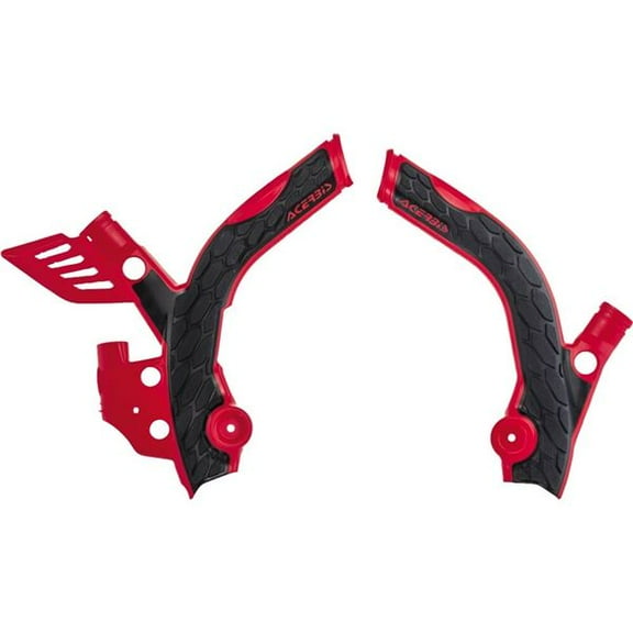 Red/Black Acerbis X-Grip Frame Guards