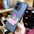 thumbnail image 4 of Funda mate de teléfono para OPPO RENO 8 8T 7Z 7 6Z 6 5 4 PRO PLUS 4G 5G Edge Funda Coque Capa Funda carcasa cerdo blanco dibujos animados de conejo, 4 of 5