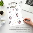 thumbnail image 3 of FORMRS Acrylic Clipboard with Low Profile Clip Standard A4 Letter Size, 12.5" x 9", Panda Pattern, 3 of 8