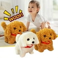 thumbnail image 4 of ShaoXinWan Portable Cage Simulation Pet Dog Toy - Walking, Barking Plush Toy with Wagging Tail, Battery-Powered Electric Dog Toy for Kids, Realistic Pet Simulation for Playtime(A), 4 of 4