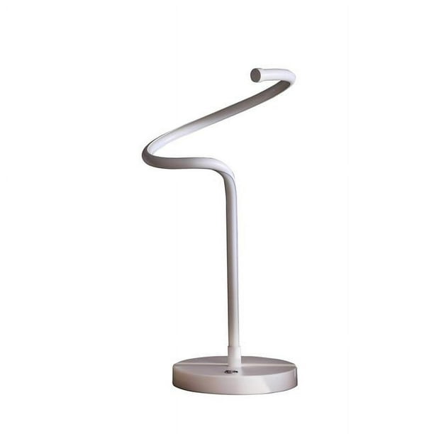 2 Pcs LED Spirale Lampe de Chevet Dimmable, Métal Lampe de Table