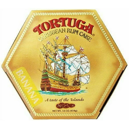 Tortuga Caribbean Rum Cake 16 oz BANANA Flavor FREE SHIPPING