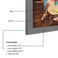 thumbnail image 3 of ArtToFrames 15" x 21" Granite Picture Frame, 15x21 inch Multi MDF Poster Frame (WOM-5360),  Pack, 3 of 8
