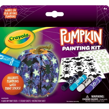 Crayola Halloween Pumpkin Washable Paint Craft Kit, Halloween Craft for Boys & Girls