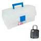 thumbnail image 2 of Caja Multiusos Santul Transparente/Azul con Candado DE Combinación, 2 of 6