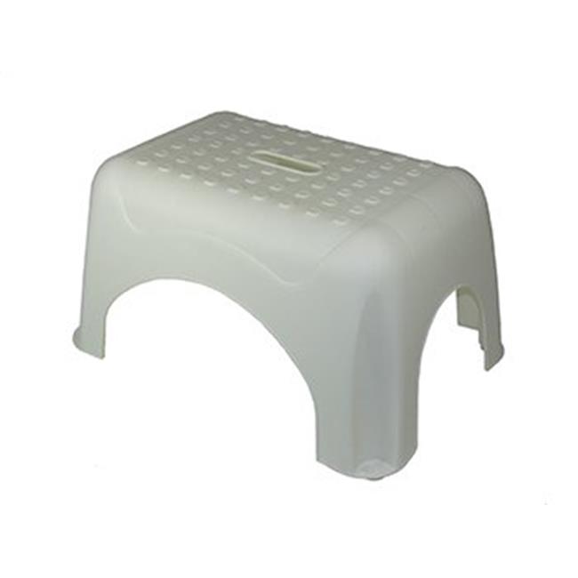 Step Stool White 17.5X12.25X9.25