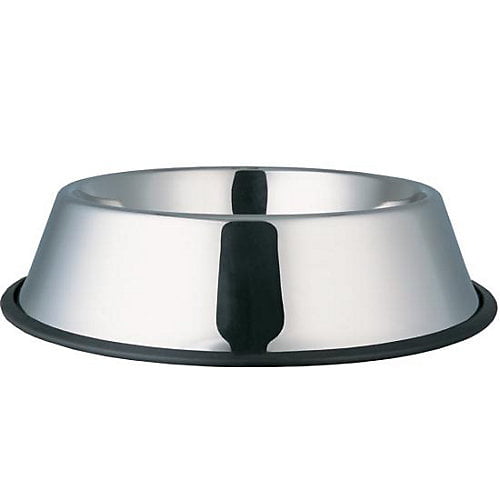 Indipets Stainless Steel No-Tip Dog Bowl 16 OZ