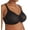 Black, variant on Women's Lunaire 13211 Versailles Seamless Jacquard Underwire Bra (White 40D)