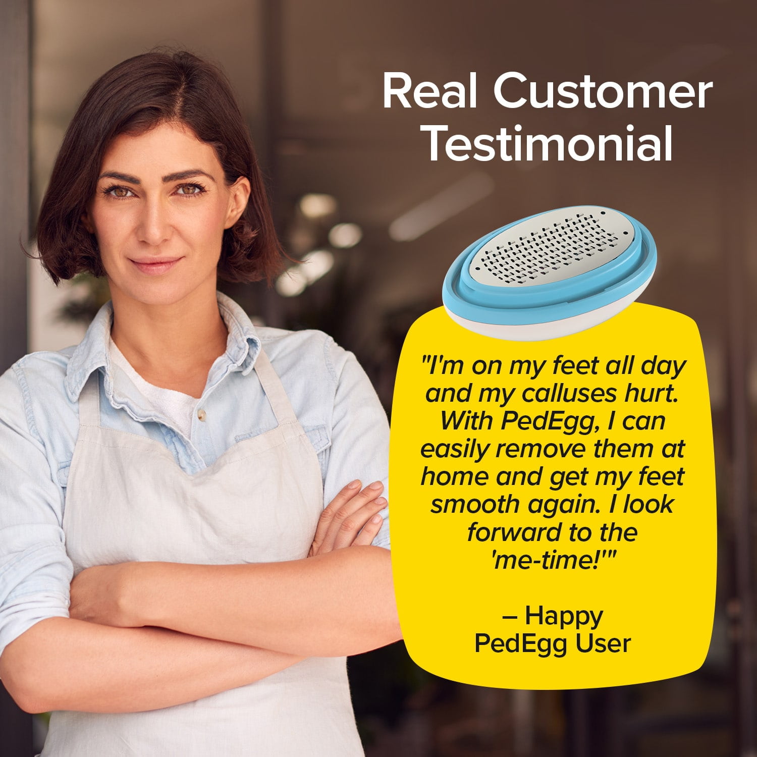 As Seen on TV Original Ped Egg Professional The Ultimate Foot File With Finishing Pad