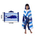 thumbnail image 5 of CHAO Toalla de baño para niños, toalla de baño con capucha para niños, poncho súper absorbente de secado rápido para cubierta de natación para bañera/piscina/playa (127cmx76cm, gato), 5 of 5