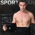 thumbnail image 2 of Minnieouse Mujeres Abdomen Cinturón Hombres Transpirable Cintura Soporte Ajustable Ergonomía Protector Corsé Deportes Ejercicio Fitness Protección de la piel Negro/M, 2 of 6