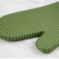 thumbnail image 4 of KitchenAid Ribbed Soft Silicone Oven Mitt 2-Pack Set, Matcha, 7.5"x13", 4 of 5
