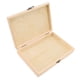 thumbnail image 3 of Apuakthei Humidor de cigarros de madera rectangular de pino rústico de gran capacidad Caja de almacenamiento de cigarros DIY con tapa para cigarros de caligrafía de té, 3 of 8