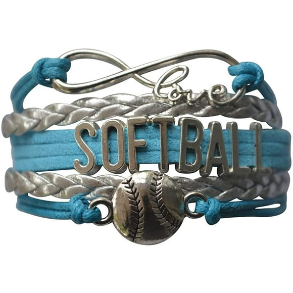 Softball Charm Bracelet- Softball Jewelry - Perfect Softball Player, Team and Coaches Gifts