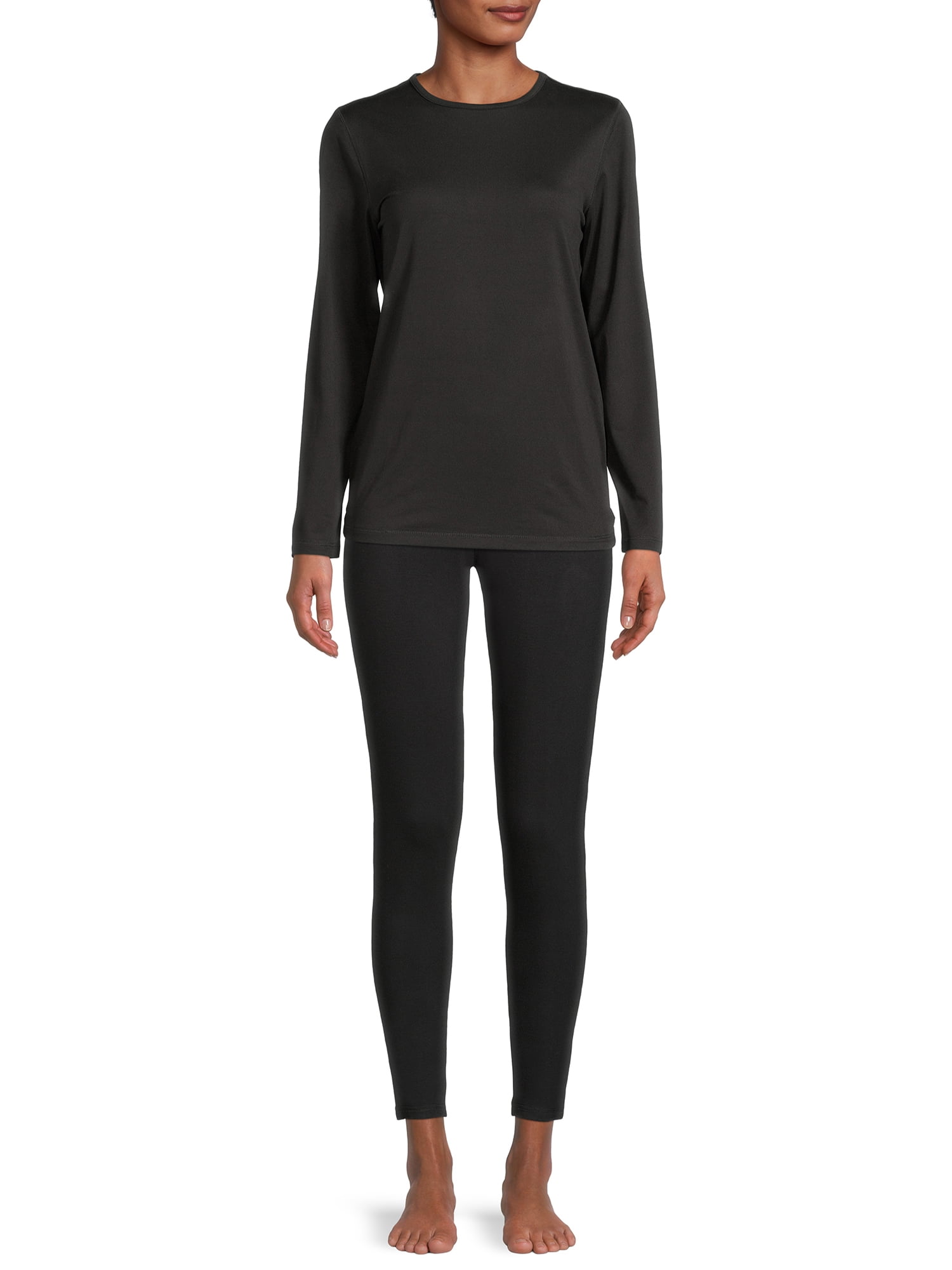 Hanes Women's Brushed Classic Thermal Crewneck