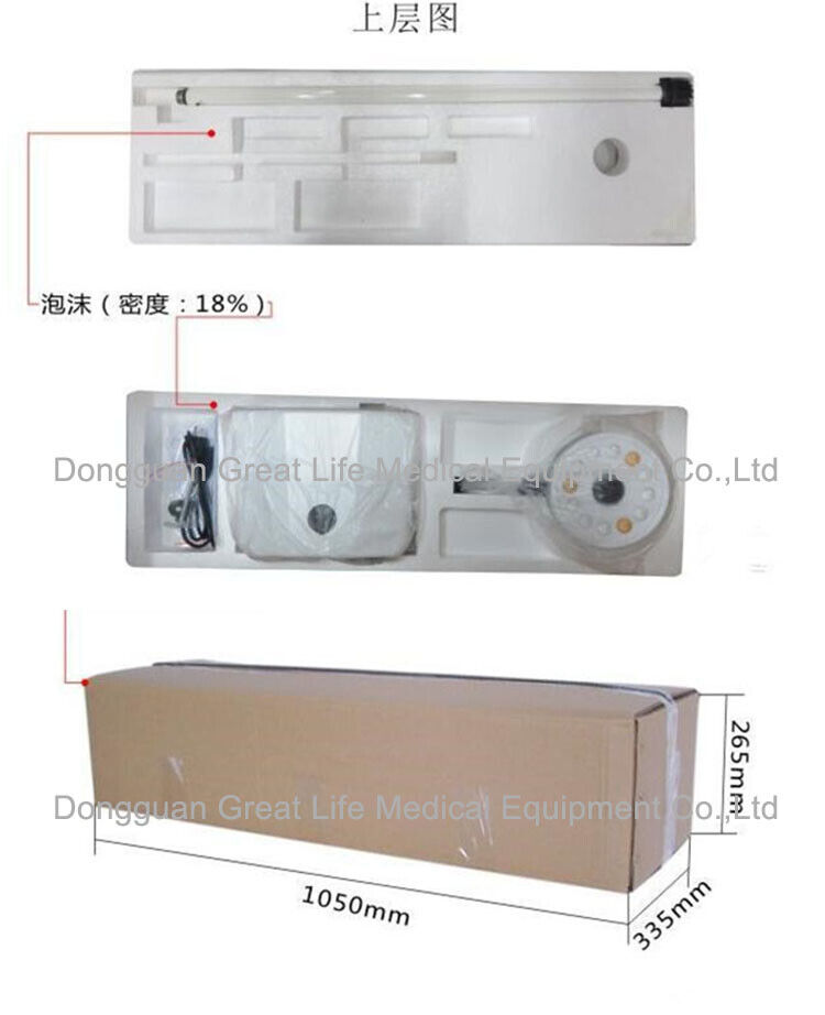 GreatLife Dent USA Stock 36W 12Led Mobile Examination Light Shadowless Surgical Medical Lamp Operating FDA
