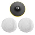 thumbnail image 1 of Langgg Car Polishing Pad Self-adhesive Buffing Pad Reusable Portable 7 Inch Car Cleaning Accessory, Type 3 set 3, 1 of 6