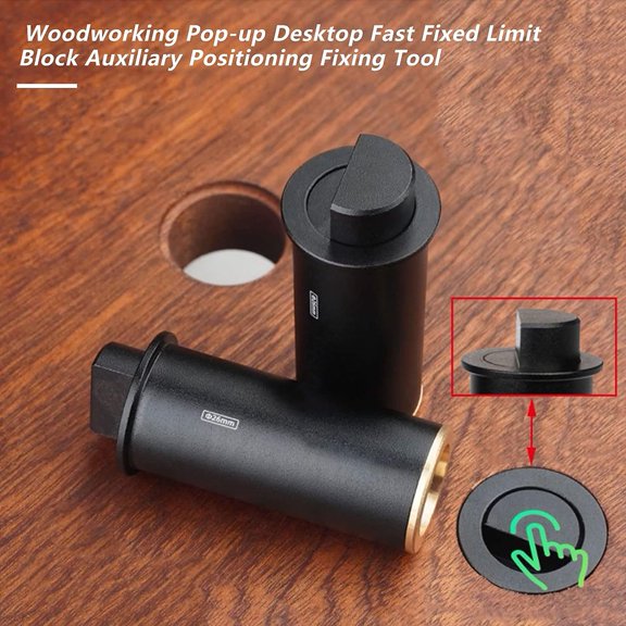 Woodworking Bench Dogs -Up Table Baffle Plate Planing Stopper Limit Block