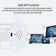 thumbnail image 4 of WIFI6 Mini WiFi Dongle 286.8Mbps 2.4GHz Wireless External Receiver for PC Laptop(2pcs), 4 of 7