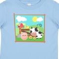 thumbnail image 4 of Inktastic Farm Animals with Cow, Chick and Pig Boys or Girls Baby T-Shirt, 4 of 5