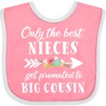 thumbnail image 3 of Inktastic Only the Best Nieces Get Promoted to Big Cousin Boys or Girls Baby Bib, 3 of 4