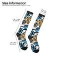 thumbnail image 5 of Bingfone Compression Socks For Women And Men Long Socks For Running Athletic Cycling Nurse-French Food, 5 of 9