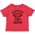 thumbnail image 3 of Inktastic Handpicked for Earth by My Sister in Heaven with Angel Wings Boys or Girls Baby T-Shirt, 3 of 5