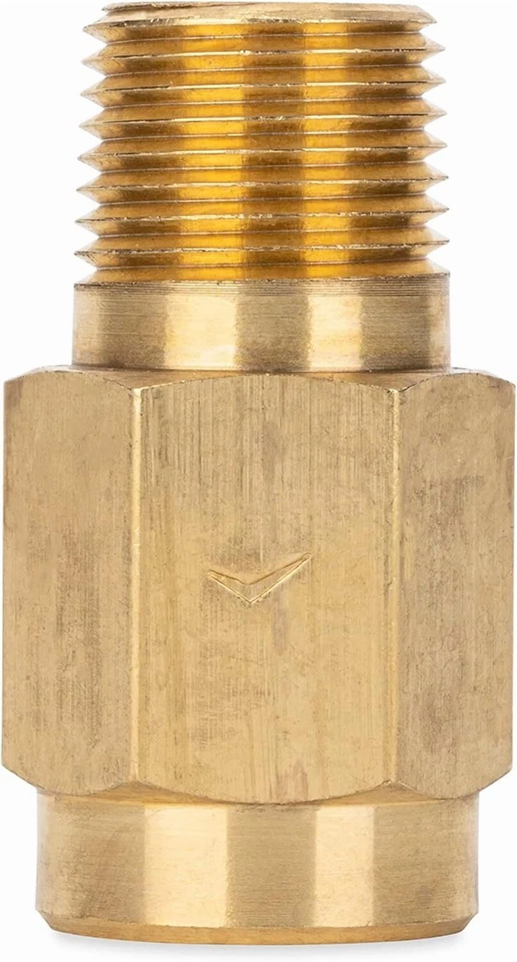 Camco Rv Water Heater Backflow Preventer Brass Hose Pipe Fitting 1 Count