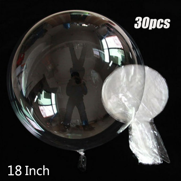  RUBFAC Bobo Balloons 45pcs, Bubble Balloons Clear Bobo  Balloons, Large Transparent Balloon for Stuffing Wedding Birthday Party  Decorations (10 Inch, 18 Inch, 20 Inch, 24 Inch, 36 Inch) : Toys & Games