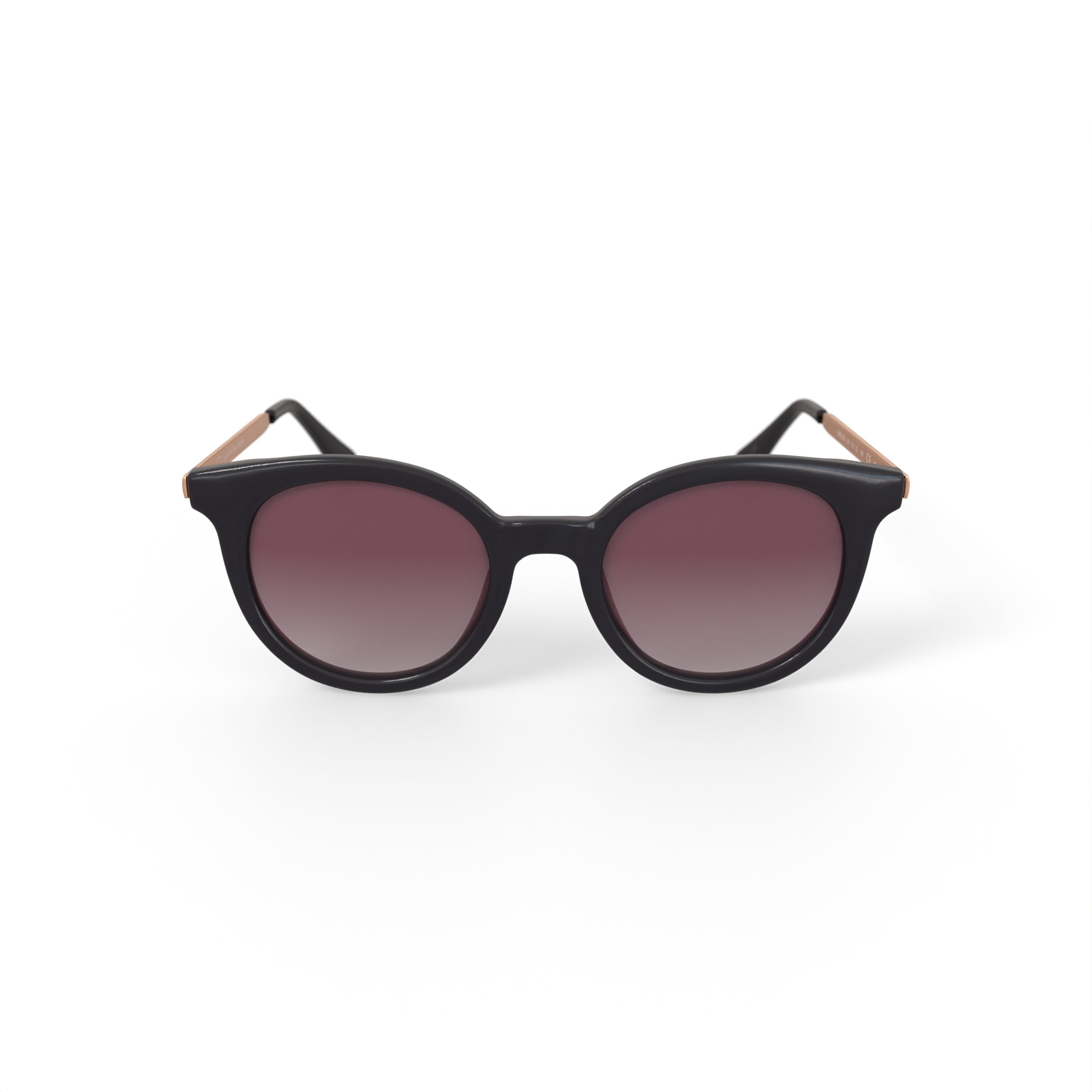 Oscar Women's Rx'able Fashion Sunglasses, O1289, Black, 51-22-146, with Case