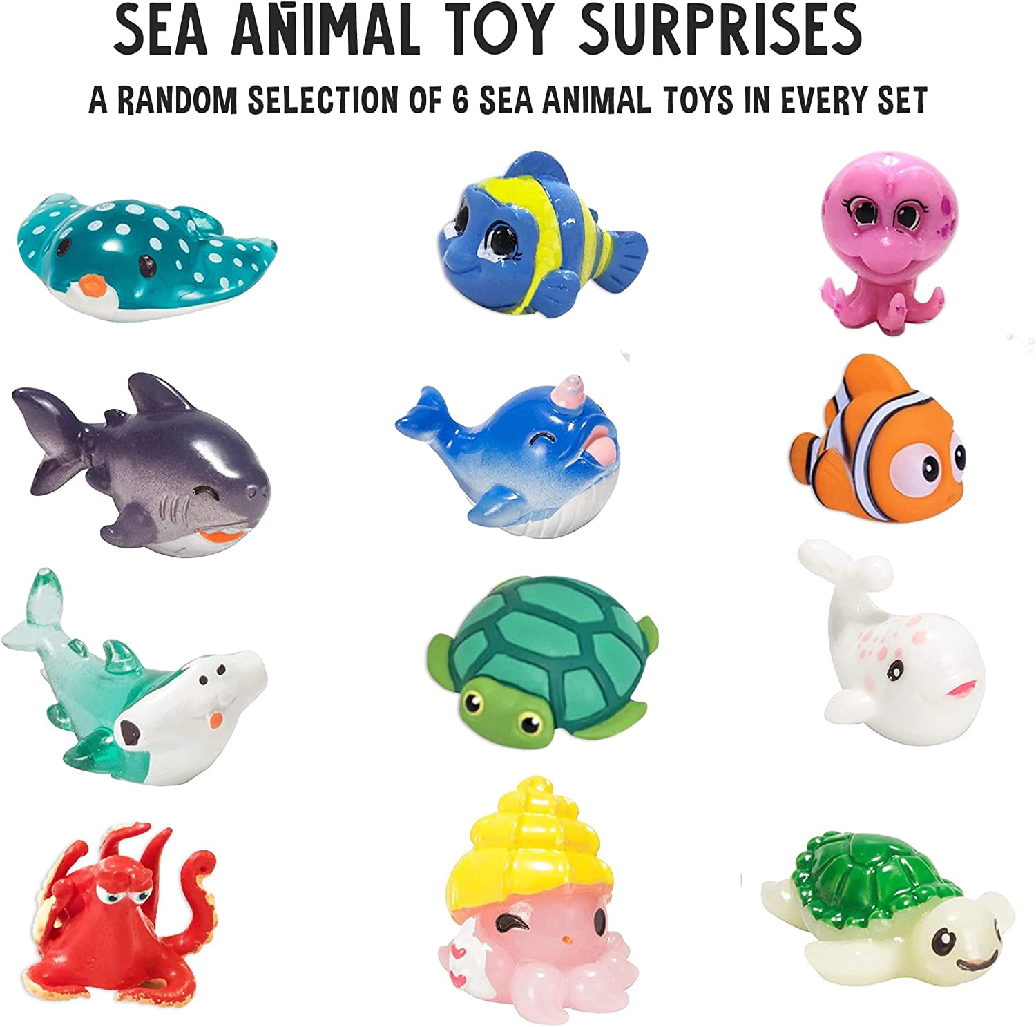 Mineral Me Kids Bath Bombs with Sea Animal Toys Inside - Natural & Organic, Birthday Gift for Kids