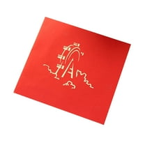 3D Pop Up Birthday Cards, Auto Play Music Warming LED Light Birthday Cake Card Pop Up Greeting Cards Laser Cut Happy Birthday Cards Best for Mom Wife Sister Boy Girl Friends 1 Pack