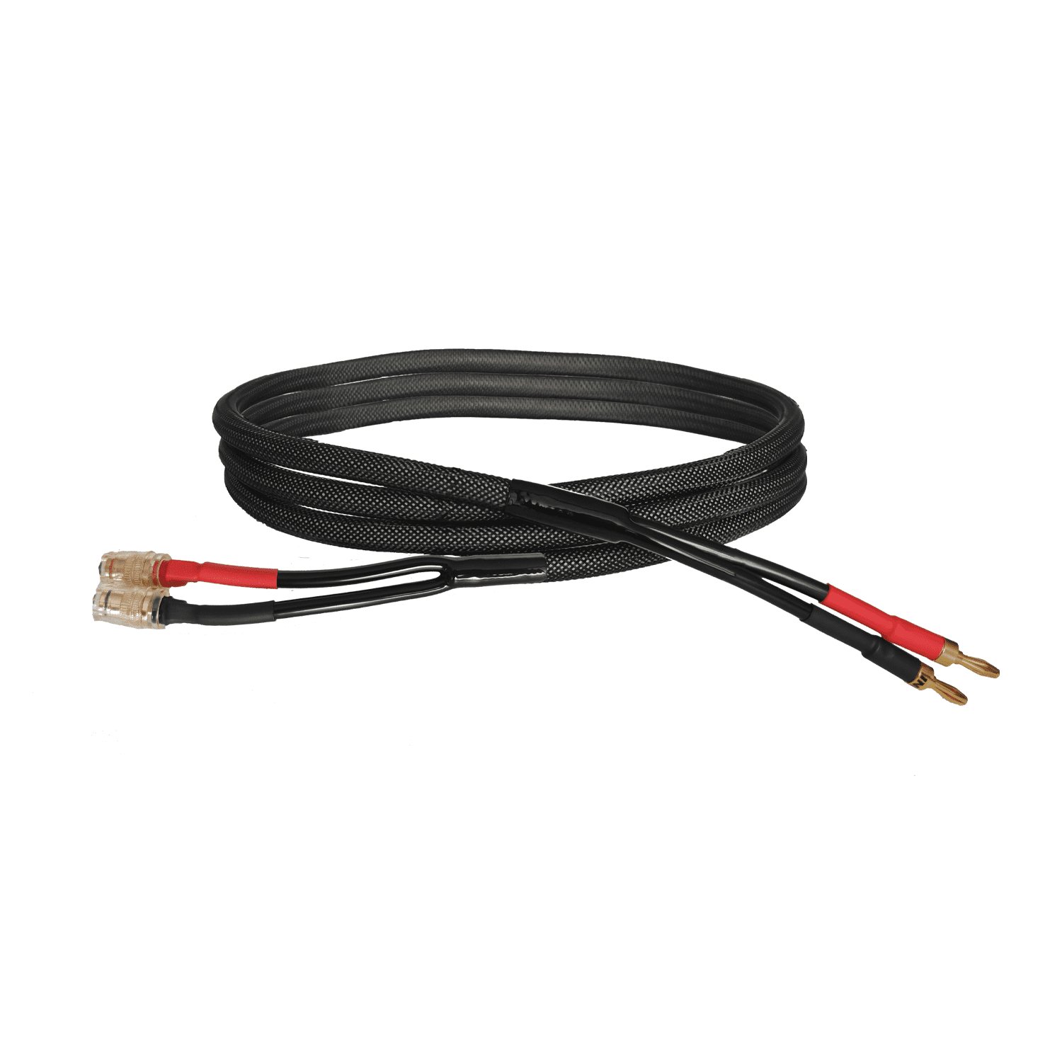 Meamaz 4.26FT Male-to-Female Connectors Banana Plugs Speaker Wire, OFC 12 Gauge Wire 100% Copper Audio Cable,1 Pack
