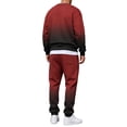 thumbnail image 4 of CCRFTGI Big and Tall Sweat Suit for Men 2 Piece Set Casual Sports Long Sleeve Sweatshirt Jogging Sweatpants Fall Fashion Gym Workout Sweatsuits Red M, 4 of 5