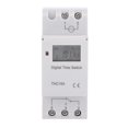 thumbnail image 4 of Electronics Programmable Timer, Digital LCD Display Weekly Daily 16 ON 8 OFF Settings with Real Time Hour Minute Display for Home Appliances Street Lamps, 4 of 7