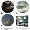 thumbnail image 3 of Designart "Beauty Amidst Stormy Seas I" Nautical & Beach Floater Framed Wall Art Print, 3 of 7
