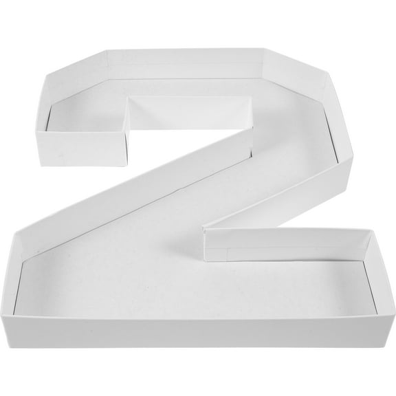 TABLZONE Three Dimensional White Candy Container Box for Wedding and Party Storage