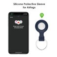 thumbnail image 3 of Funda de silicona para llavero para Apple Airtags Locator Tracker (azul), 3 of 9