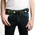 thumbnail image 2 of Adjustable Belt, Clamp Buckle, Cut-to-Fit, Justice League Superhero Logos, 2 of 3