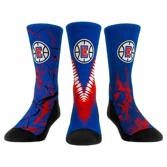 Unisex Rock Em Socks LA Clippers Three-Pack Crew Socks Set