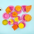 thumbnail image 4 of Molde de jabón para pan tostado, molde de vela tostada de simulación, moldes de resina para decoración de pasteles en forma de tostada pequeña, pan rebanado, fondant de chocolate, herramientas para h, 4 of 4