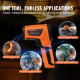 thumbnail image 4 of Infrared Thermometer, -40~2732F Dual Laser Temperature Gun Non-Contact, Handheld IR Heat Temperature Gun with Adjustable Emissivity for Metal Smelting/Cooking/Pizza Oven/Engine(Not for Human), 4 of 9