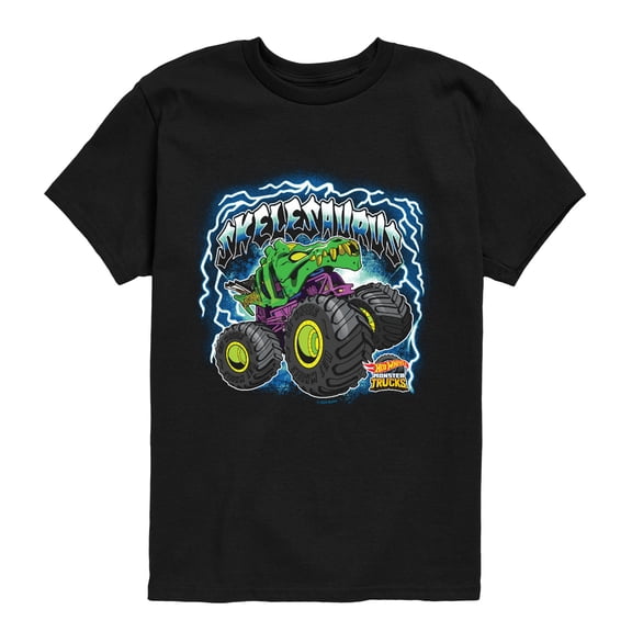 Hot Wheels - Skelesaurus Boys' Short Sleeve Graphic T-Shirt