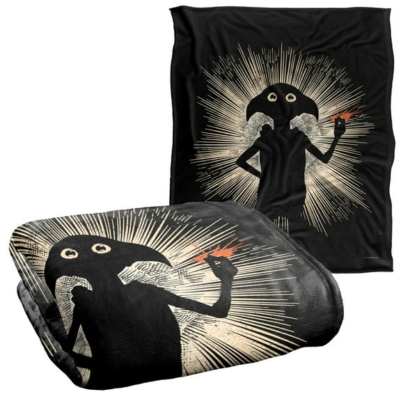 Harry Potter Dobby Snapping Officially Licensed Silky Touch Super Soft Throw Blanket 50' x 60'